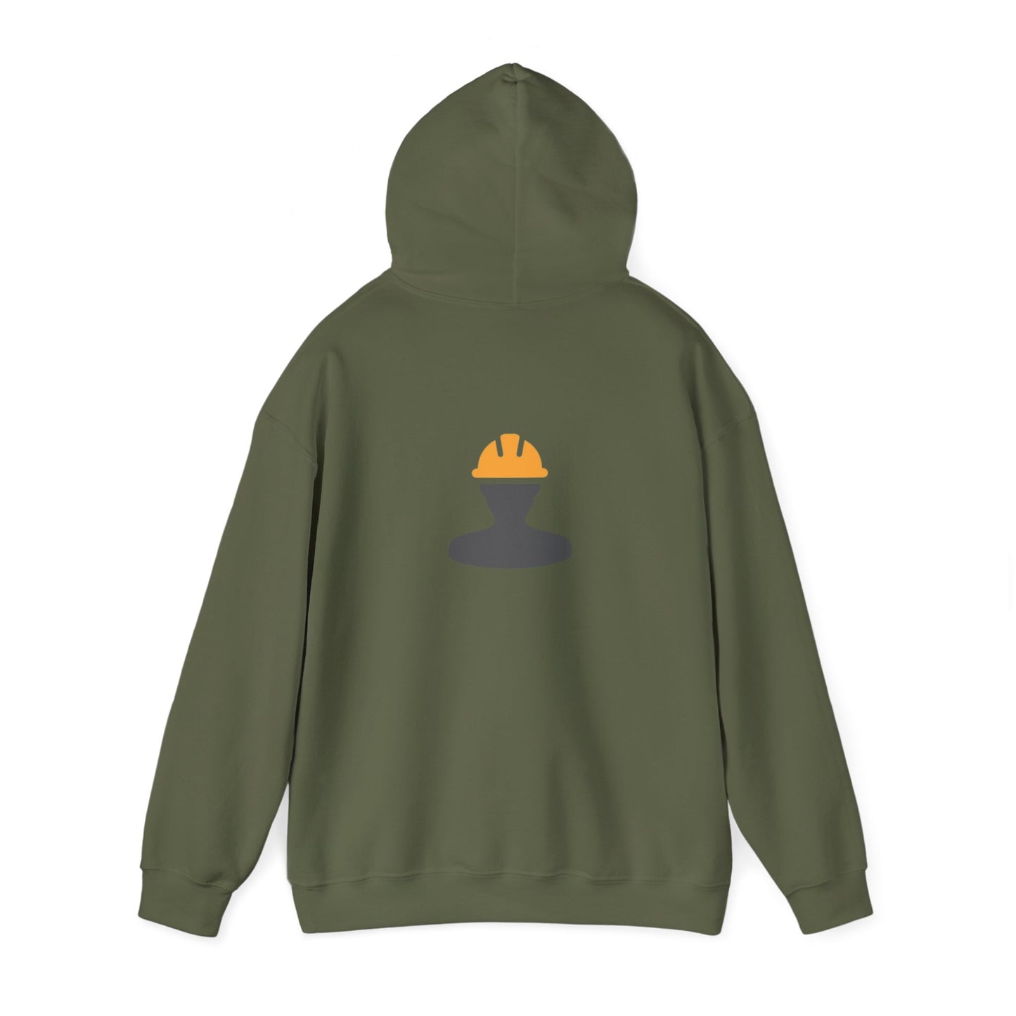 Excavation Machines Unisex Hoodie - Civil Engineering Doodle Print